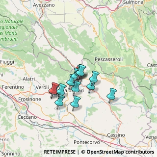 Mappa Via Luigi Canocchia, 03039 Sora FR, Italia (9.59357)