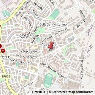Mappa Via Fontana Dell'Oste, 70, 00034 Colleferro, Roma (Lazio)