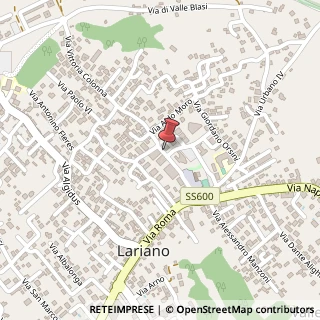Mappa Via Sausset les Pins,  14, 00040 Lariano, Roma (Lazio)