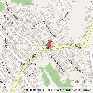 Mappa Via Alessandro Manzoni, 1, 00040 Lariano, Roma (Lazio)
