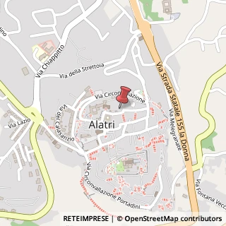 Mappa Via del Colle, 1, 03011 Alatri, Frosinone (Lazio)