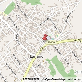 Mappa Via Castel D'ariano, 10, 00040 Lariano, Roma (Lazio)
