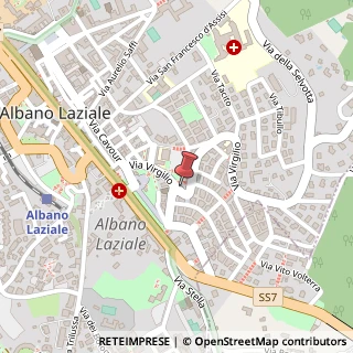 Mappa Via Virgilio, 29, 00041 Albano Laziale, Roma (Lazio)