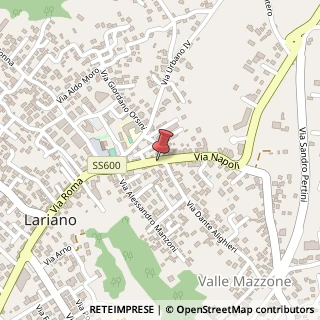 Mappa Via Napoli, 45, 00040 Lariano, Roma (Lazio)