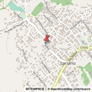 Mappa Via algidus 122, 00040 Lariano, Roma (Lazio)