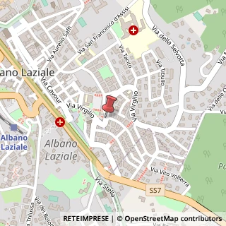 Mappa Via Fratelli Bandiera, 44, 00041 Albano Laziale, Roma (Lazio)