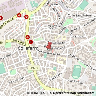 Mappa Via Consolare Latina, 48, 00034 Colleferro, Roma (Lazio)