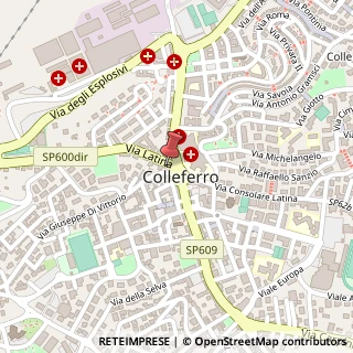 Mappa Via Latina, 14, 00034 Colleferro, Roma (Lazio)