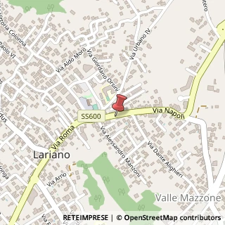 Mappa Via Napoli, 48-50, 00076 Lariano, Roma (Lazio)