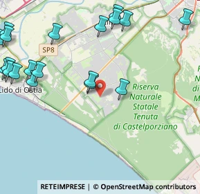 Mappa Via Giuseppe Nicolini, 00124 Roma RM, Italia (6.2525)