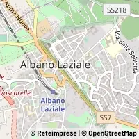 Kaart Albano Laziale