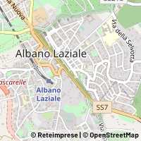 Karte Albano Laziale