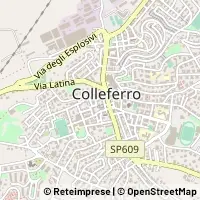Hartă Colleferro