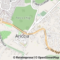 Mapa Ariccia