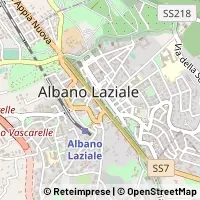 Karta Albano Laziale