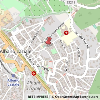 Mappa Via Castro Partico, 8, 00041 Albano Laziale, Roma (Lazio)