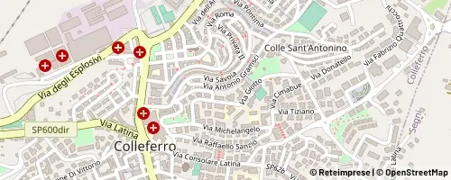Mappa Colleferro