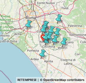 Mappa Via santa maria in fornarola, 00134 Roma RM, Italia (9.06077)