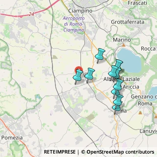 Mappa Via santa maria in fornarola, 00134 Roma RM, Italia (3.83636)