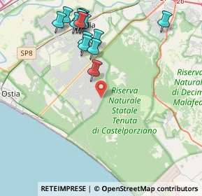 Mappa Via Brentonico, 00124 Roma RM, Italia (5.01357)