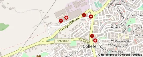 Mappa Colleferro