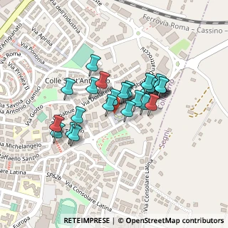 Mappa Piazza Caduti di Nassiriya, 00034 Colleferro RM, Italia (0.175)