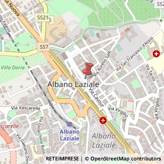Mappa Via Alcide de Gasperi, 73, 00041 Albano Laziale, Roma (Lazio)