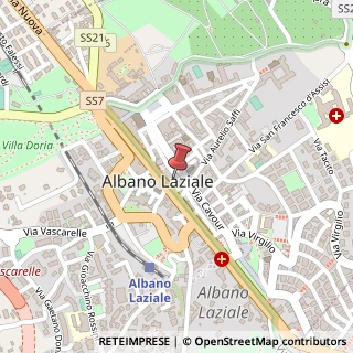 Mappa Via Settimio Severo, 8, 00041 Albano Laziale, Roma (Lazio)