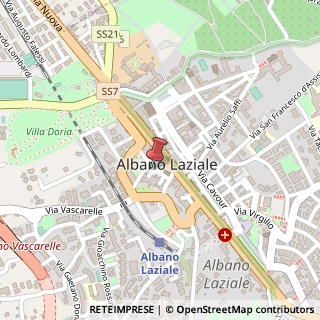 Mappa Via Andrea Costa, 8, 00041 Albano Laziale, Roma (Lazio)