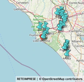 Mappa Via del Parco, 00122 Lido di Ostia RM, Italia (15.891)