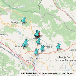 Mappa Via Valle, 03011 Alatri FR, Italia (5.61364)