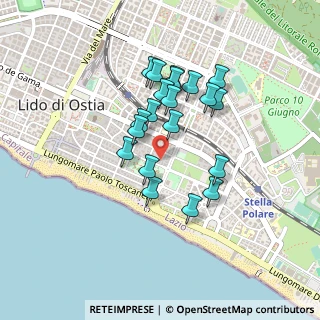 Mappa Viale del Lido, 00100 Lido di Ostia RM, Italia (0.3795)