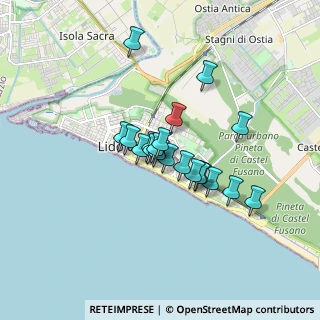 Mappa Viale del Lido, 00100 Lido di Ostia RM, Italia (1.251)