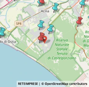 Mappa Via Nogaredo, 00124 Roma RM, Italia (5.95538)
