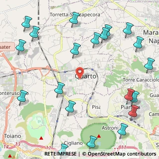 Mappa Via A. de Curtis, 80010 Quarto NA, Italia (3.2715)
