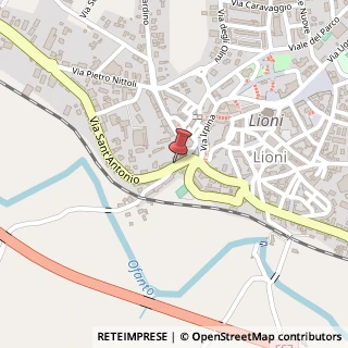 Mappa Via Sant'Antonio, 24, 83047 Lioni, Avellino (Campania)