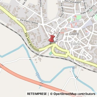 Mappa Via Sant'Antonio,  3, 83047 Lioni, Avellino (Campania)