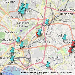 Mappa Via provinciale delle, 80134 Napoli NA, Italia (3.3325)