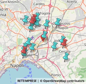 Mappa Via provinciale delle, 80134 Napoli NA, Italia (3.66833)