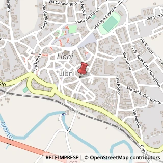 Mappa Via San Carlo, 1, 83047 Lioni, Avellino (Campania)