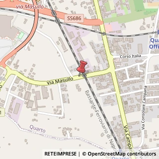 Mappa Via Masullo, 25, 80010 Quarto, Napoli (Campania)