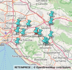 Mappa Via Santa Maria delle Grazie a Palmentola, 80049 Somma Vesuviana NA, Italia (6.61083)