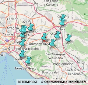 Mappa Via Santa Maria delle Grazie a Palmentola, 80049 Somma Vesuviana NA, Italia (7.92143)