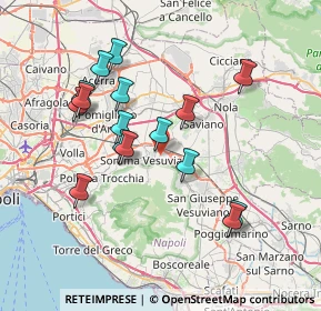 Mappa Via Santa Maria delle Grazie a Palmentola, 80049 Somma Vesuviana NA, Italia (7.44938)