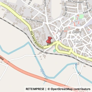 Mappa Via Sant'Antonio, 64, 83047 Lioni, Avellino (Campania)