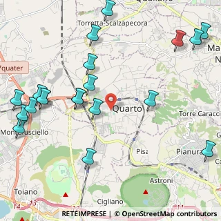 Mappa Via Primo Carnera, 80010 Quarto NA, Italia (2.9535)