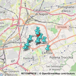 Mappa Via. Bernini, 80040 Volla NA, Italia (1.18923)