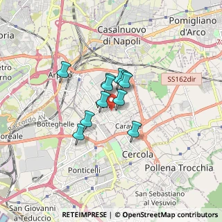 Mappa Via. Bernini, 80040 Volla NA, Italia (1.10091)