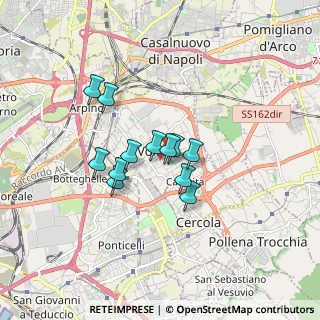 Mappa Via. Bernini, 80040 Volla NA, Italia (1.29917)