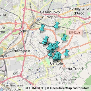 Mappa Via. Bernini, 80040 Volla NA, Italia (1.34438)